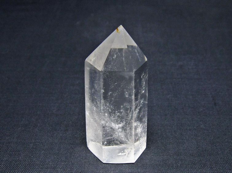 水晶 六角柱 ポイント 置物 一点物 142-11091