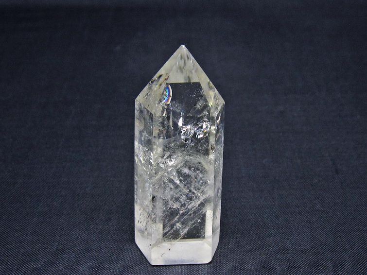 水晶 六角柱 ポイント 置物 一点物 142-11092