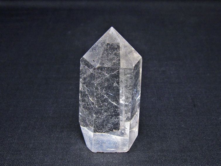 水晶 六角柱 ポイント 置物 一点物 142-11093