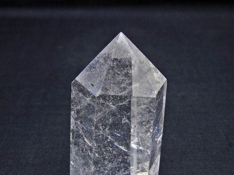 水晶 六角柱 ポイント 置物 一点物 142-11093