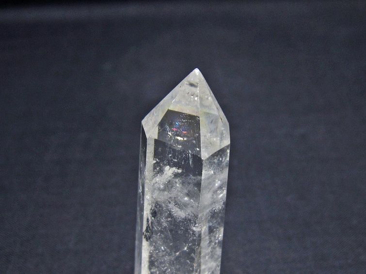 水晶 六角柱 ポイント 置物 一点物 142-11094