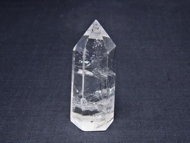 水晶 六角柱 ポイント 置物 一点物 142-11096