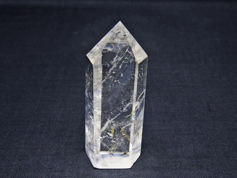 水晶 六角柱 ポイント 置物 一点物 142-11100