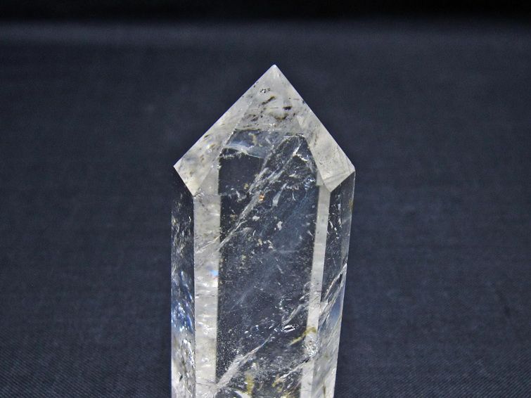 水晶 六角柱 ポイント 置物 一点物 142-11100