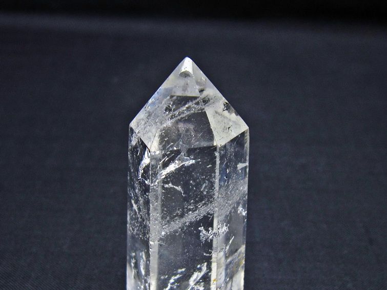 水晶 六角柱 ポイント 置物 一点物 142-11101