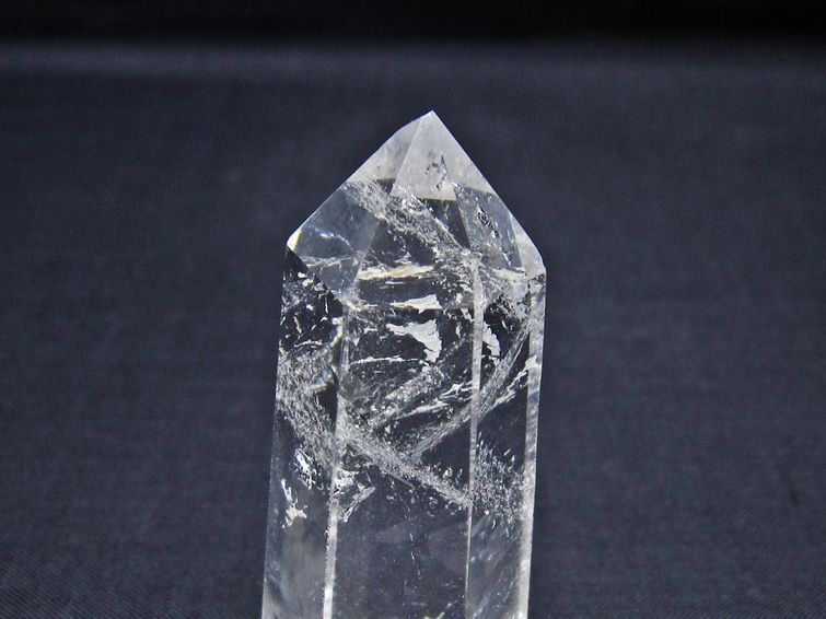 水晶 六角柱 ポイント 置物 一点物 142-11101
