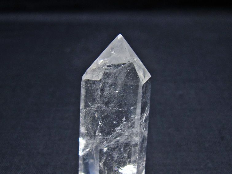水晶 六角柱 ポイント 置物 一点物 142-11102