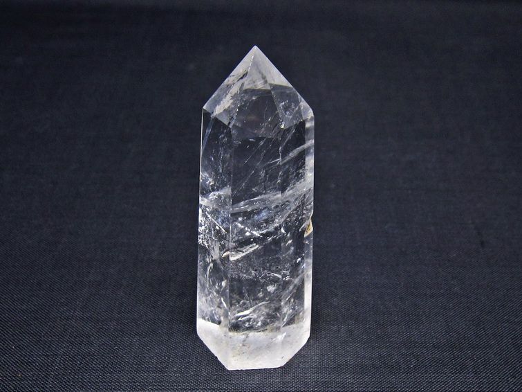 水晶 六角柱 ポイント 置物 一点物 142-11104