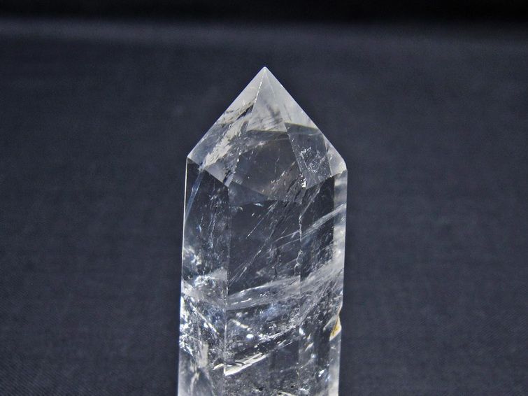 水晶 六角柱 ポイント 置物 一点物 142-11104