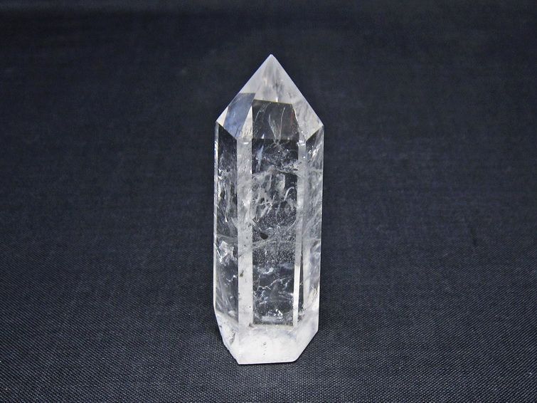 水晶 六角柱 ポイント 置物 一点物 142-11105