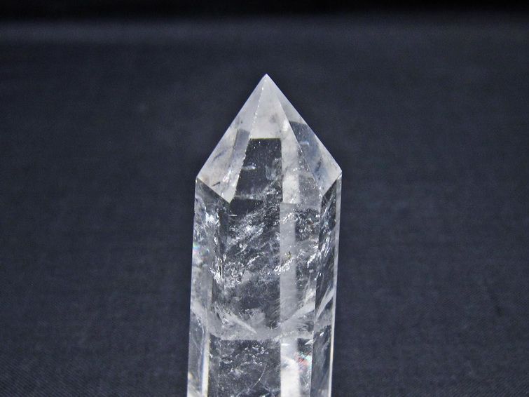 水晶 六角柱 ポイント 置物 一点物 142-11105