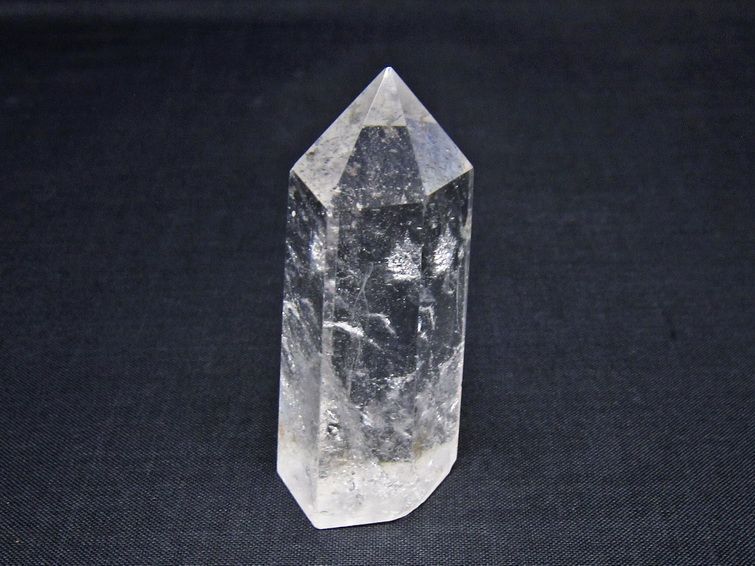 水晶 六角柱 ポイント 置物 一点物 142-11107