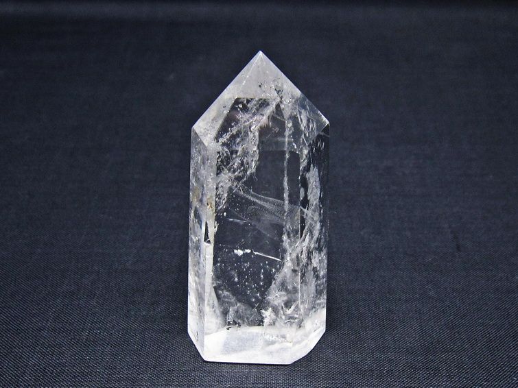 水晶 六角柱 ポイント 置物 一点物 142-11108