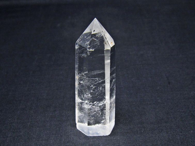水晶 六角柱 ポイント 置物 一点物 142-11111