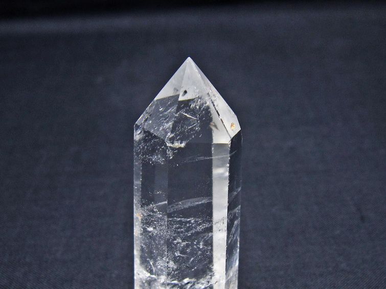 水晶 六角柱 ポイント 置物 一点物 142-11111