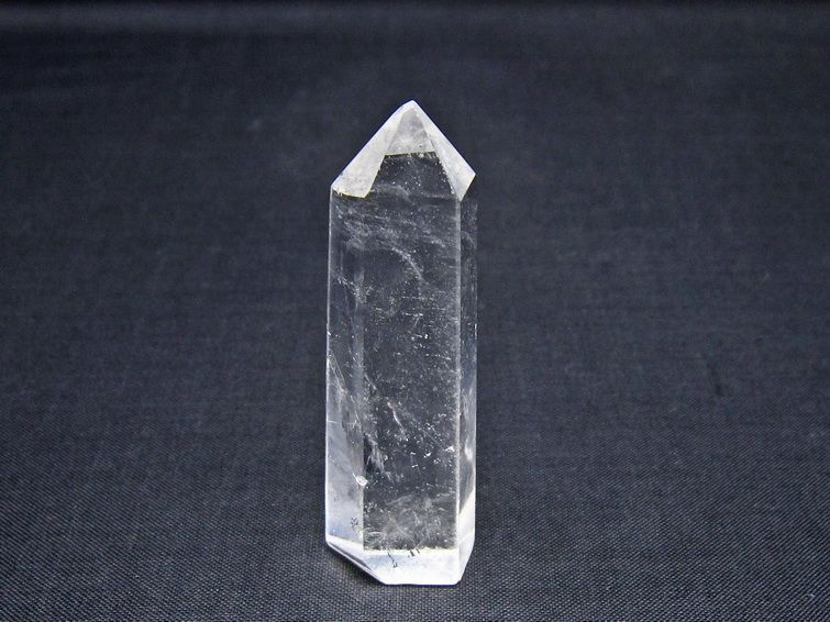 水晶 六角柱 ポイント 置物 一点物 142-11112