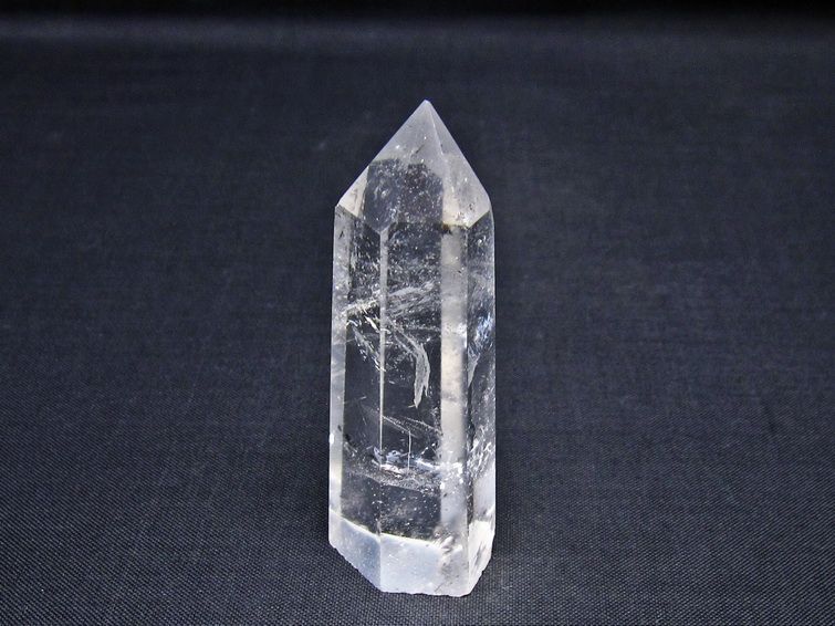 水晶 六角柱 ポイント 置物 一点物 142-11113