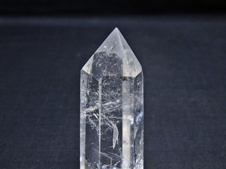 水晶 六角柱 ポイント 置物 一点物 142-11113