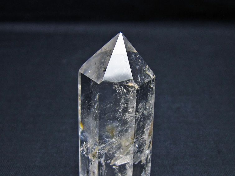 水晶 六角柱 ポイント 置物 一点物 142-11115