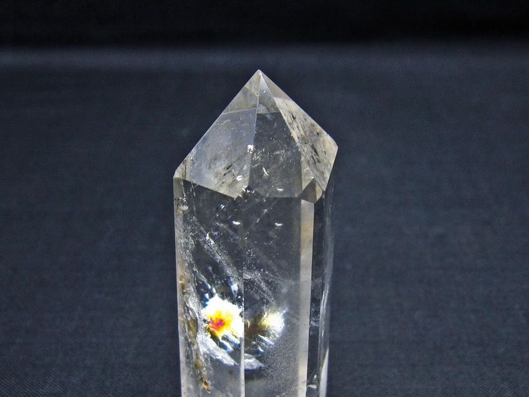 水晶 六角柱 ポイント 置物 一点物 142-11115