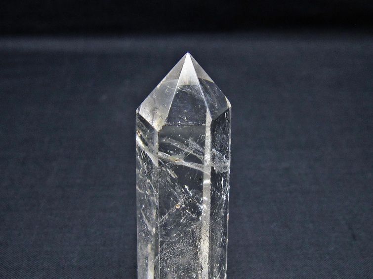 水晶 六角柱 ポイント 置物 一点物 142-11121