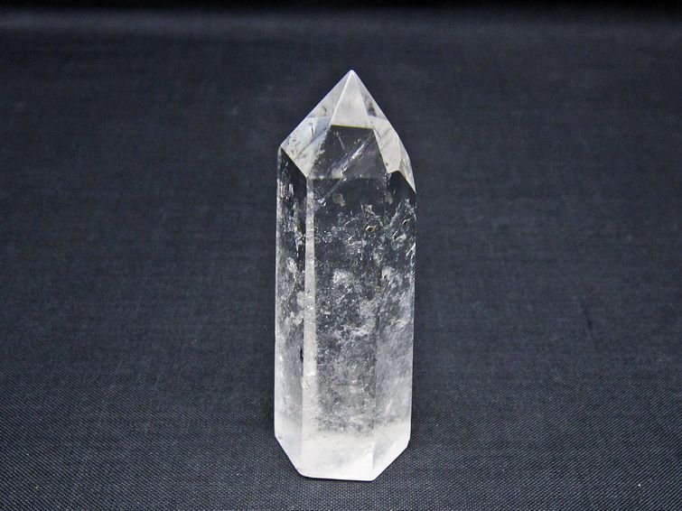 水晶 六角柱 ポイント 置物 一点物 142-11122