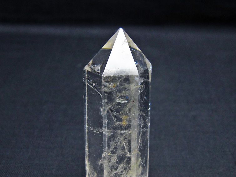 水晶 六角柱 ポイント 置物 一点物 142-11125
