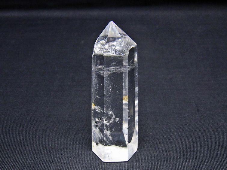 水晶 六角柱 ポイント 置物 一点物 142-11126