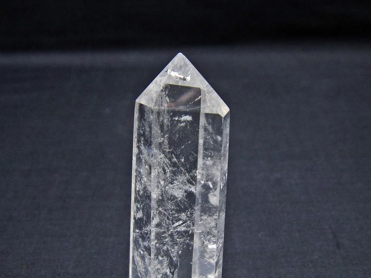水晶 六角柱 ポイント 置物 一点物 142-11128