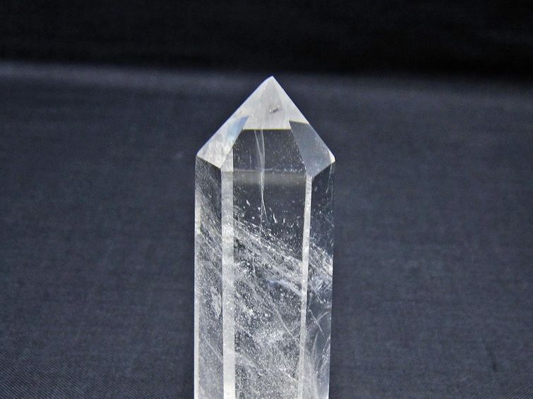 水晶 六角柱 ポイント 置物 一点物 142-11129