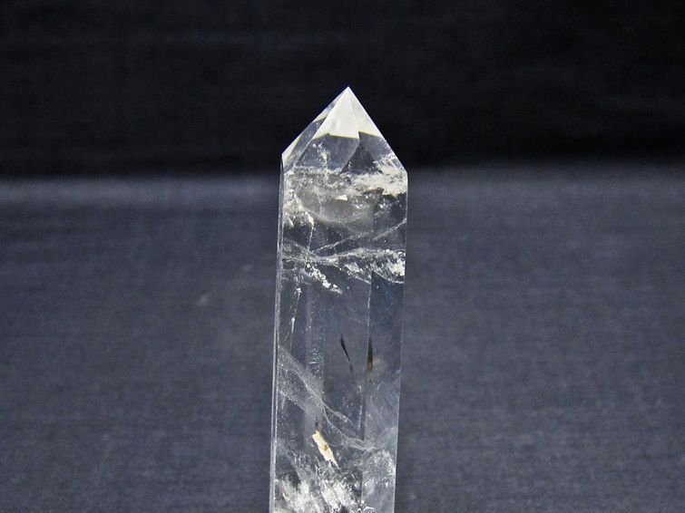 水晶 六角柱 ポイント 置物 一点物 142-11137