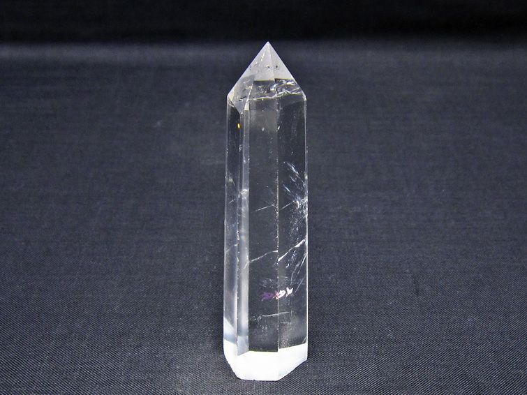 水晶 六角柱 ポイント 置物 一点物 142-11138