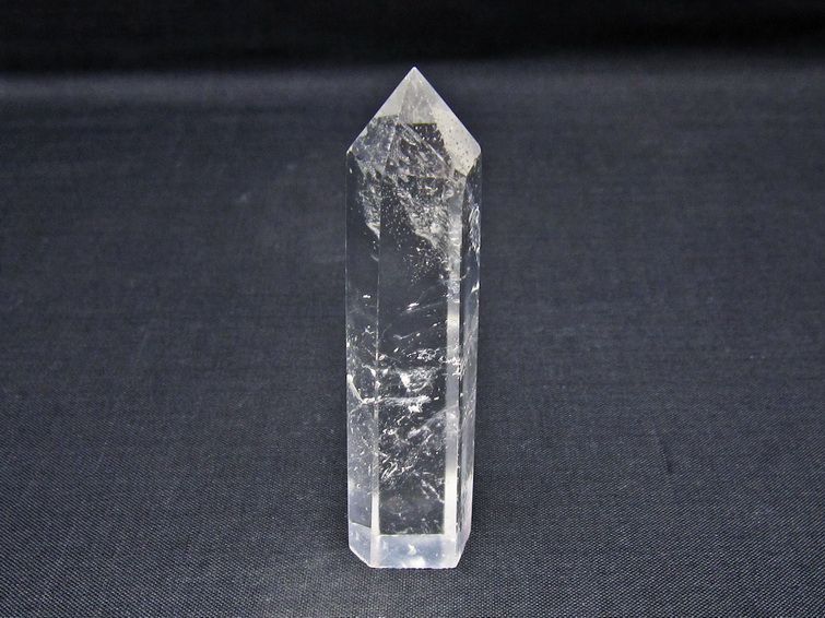 水晶 六角柱 ポイント 置物 一点物 142-11139