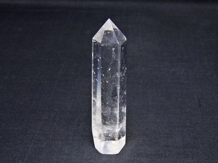 水晶 六角柱 ポイント 置物 一点物 142-11141