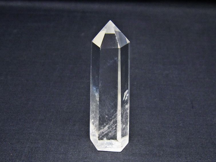 水晶 六角柱 ポイント 置物 一点物 142-11143