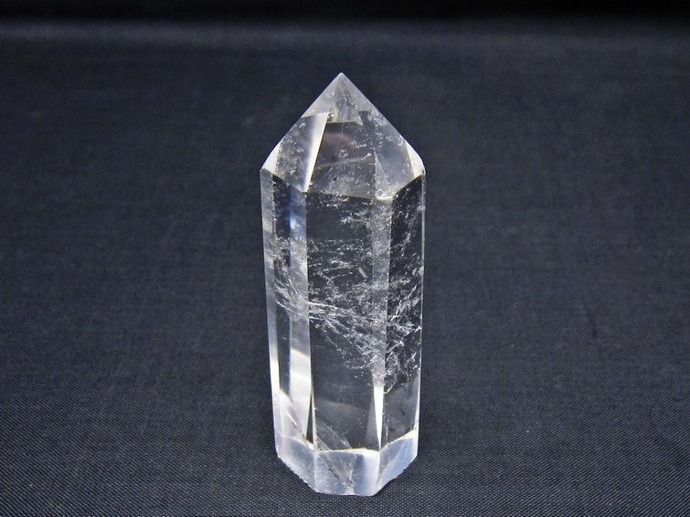 水晶 六角柱 ポイント 置物 一点物 142-11144