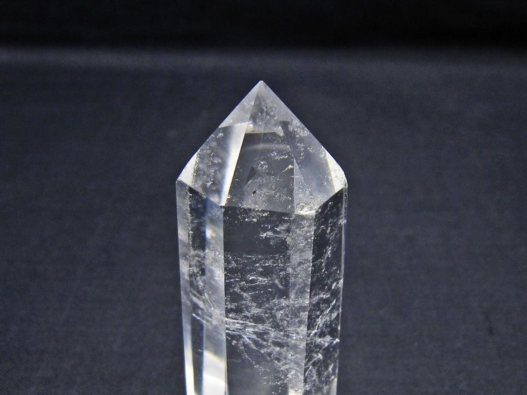水晶 六角柱 ポイント 置物 一点物 142-11144
