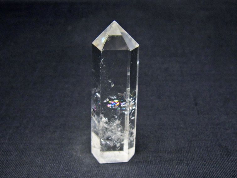 水晶 六角柱 ポイント 置物 一点物 142-11149