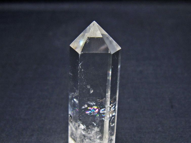 水晶 六角柱 ポイント 置物 一点物 142-11149