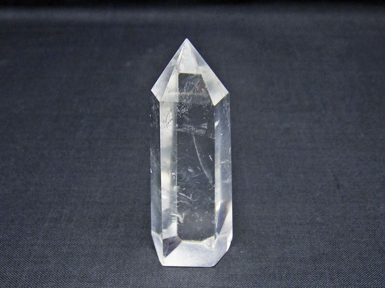 水晶 六角柱 ポイント 置物 一点物 142-11152