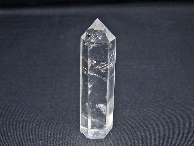 水晶 六角柱 ポイント 置物 一点物 142-11154