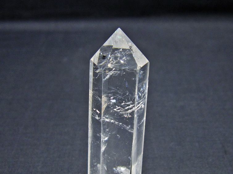 水晶 六角柱 ポイント 置物 一点物 142-11154