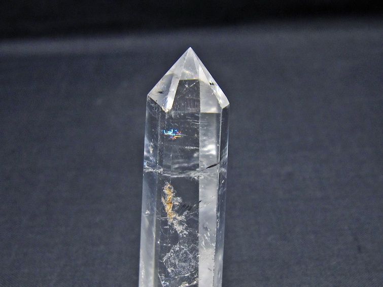 水晶 六角柱 ポイント 置物 一点物 142-11154