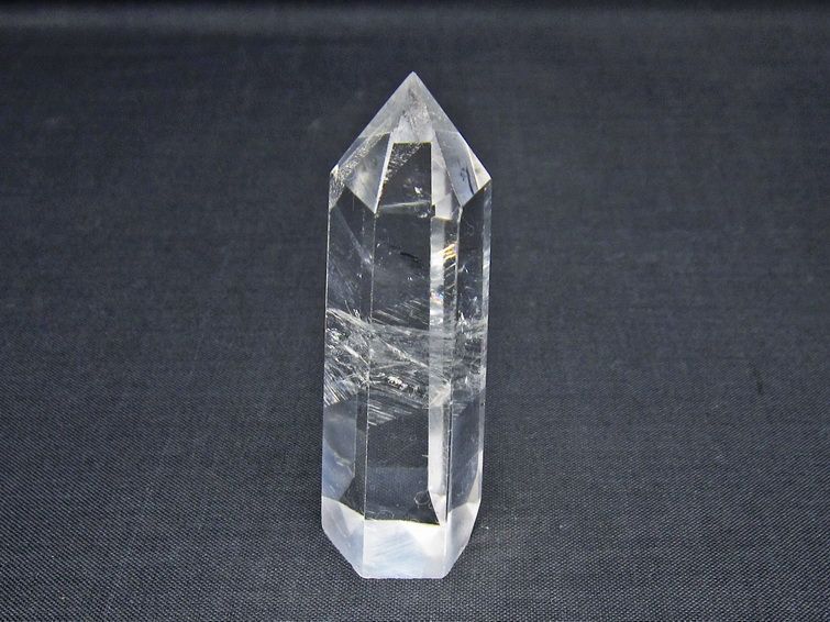 水晶 六角柱 ポイント 置物 一点物 142-11155