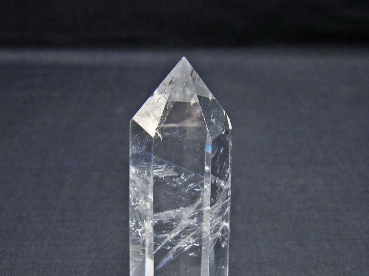 水晶 六角柱 ポイント 置物 一点物 142-11155