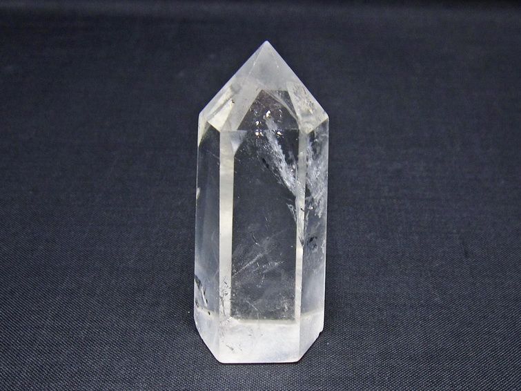 水晶 六角柱 ポイント 置物 一点物 142-11156