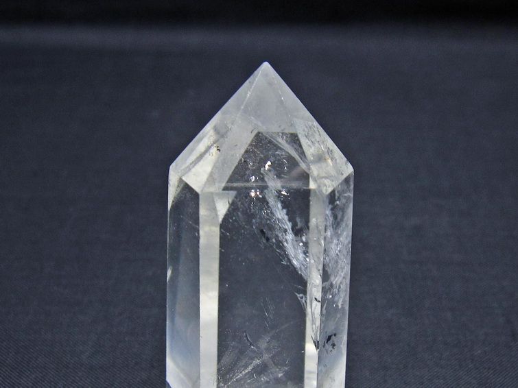水晶 六角柱 ポイント 置物 一点物 142-11156