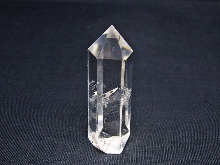 水晶 六角柱 ポイント 置物 一点物 142-11158