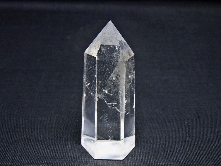 水晶 六角柱 ポイント 置物 一点物 142-11159