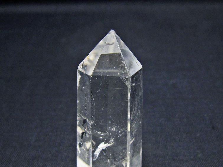 水晶 六角柱 ポイント 置物 一点物 142-11161